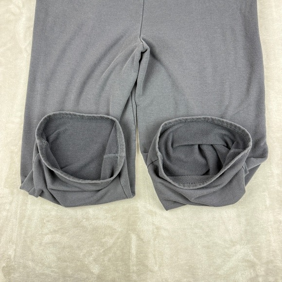 Madewell MWL Women Superbrushed Jumpsuit M Gray Wide Leg Relaxed Cropped Boho - Picture 8 of 14